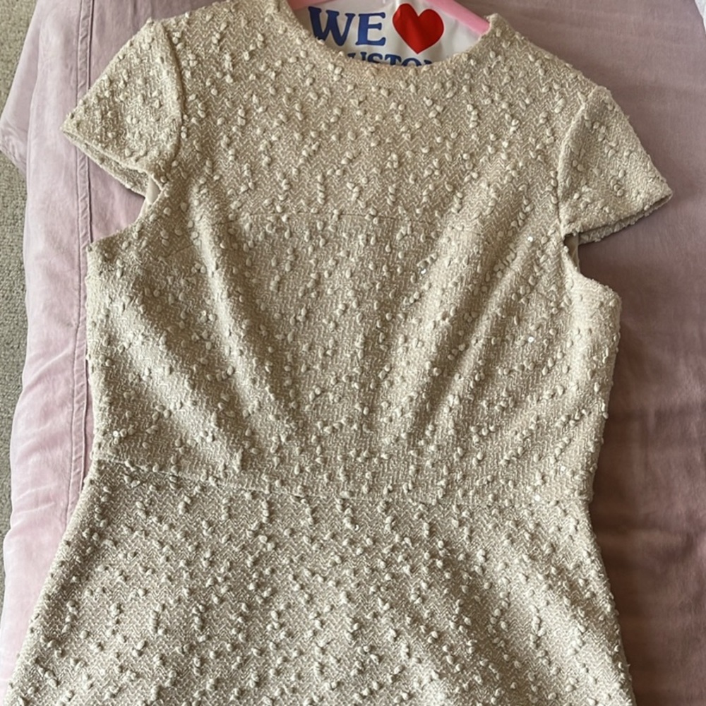 Vince Camuto Ivory Dress with Some Sparkle